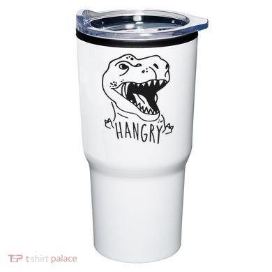 Funny Hangry T Rex Dinosaur Lover Gift Tumbler
