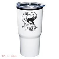 Funny Hangry T Rex Dinosaur Lover Gift Tumbler thumb 0
