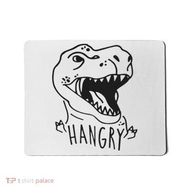 Funny Hangry T Rex Dinosaur Lover Gift Mousepad