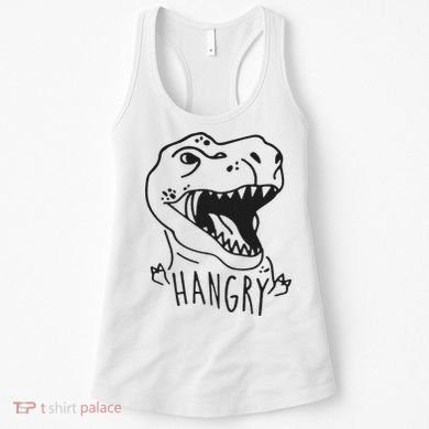 Funny Hangry T Rex Dinosaur Lover Gift Women's Tank Top
