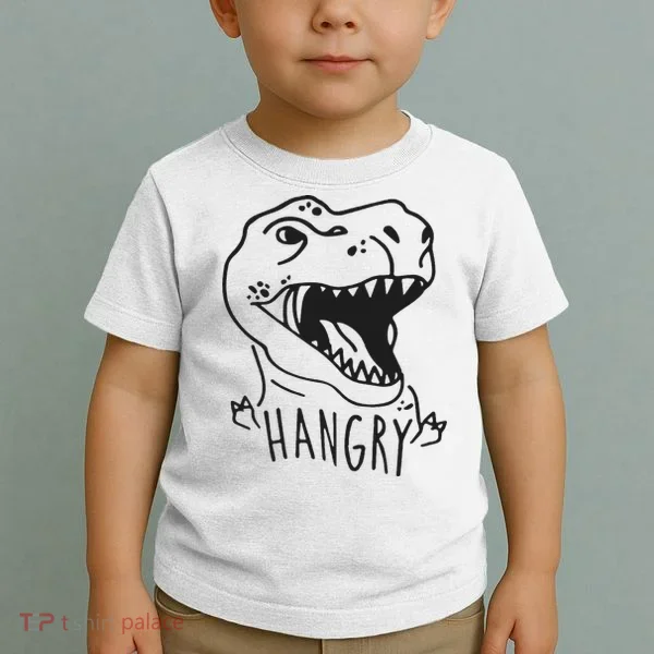 Funny Hangry T Rex Dinosaur Lover Gift Toddler T-Shirt