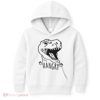 Funny Hangry T Rex Dinosaur Lover Gift Kids Hoodie thumb 0