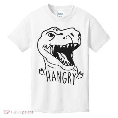 Funny Hangry T Rex Dinosaur Lover Gift Kids T-Shirt