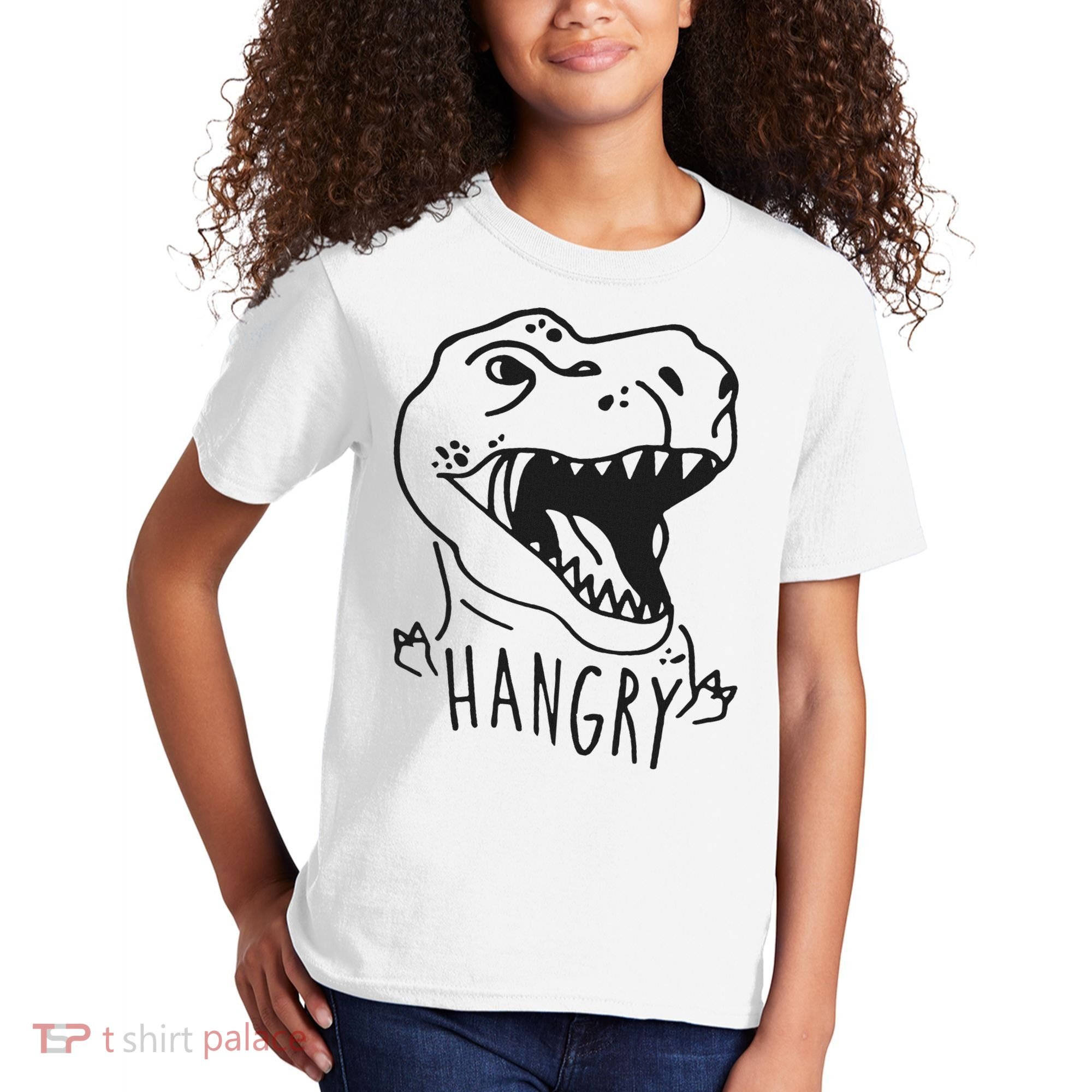 Funny Hangry T Rex Dinosaur Lover Gift Kids T-Shirt