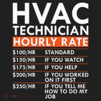 Funny Hvac Technician Hourly Rate Hvac Mechanic Labor Rates Women's Sweatshirt thumb 2