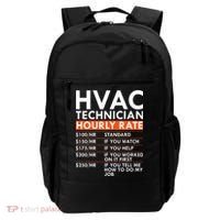 Funny Hvac Technician Hourly Rate Hvac Mechanic Labor Rates Backpack thumb 0