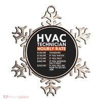 Funny Hvac Technician Hourly Rate Hvac Mechanic Labor Rates Ornament thumb 0
