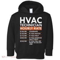 Funny Hvac Technician Hourly Rate Hvac Mechanic Labor Rates Toddler Hoodie thumb 0