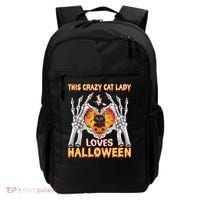 Funny Halloween This Crazy Cat Lady Loves Halloween Backpack thumb 0