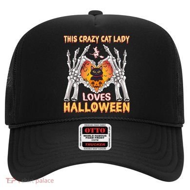 Funny Halloween This Crazy Cat Lady Loves Halloween Hat