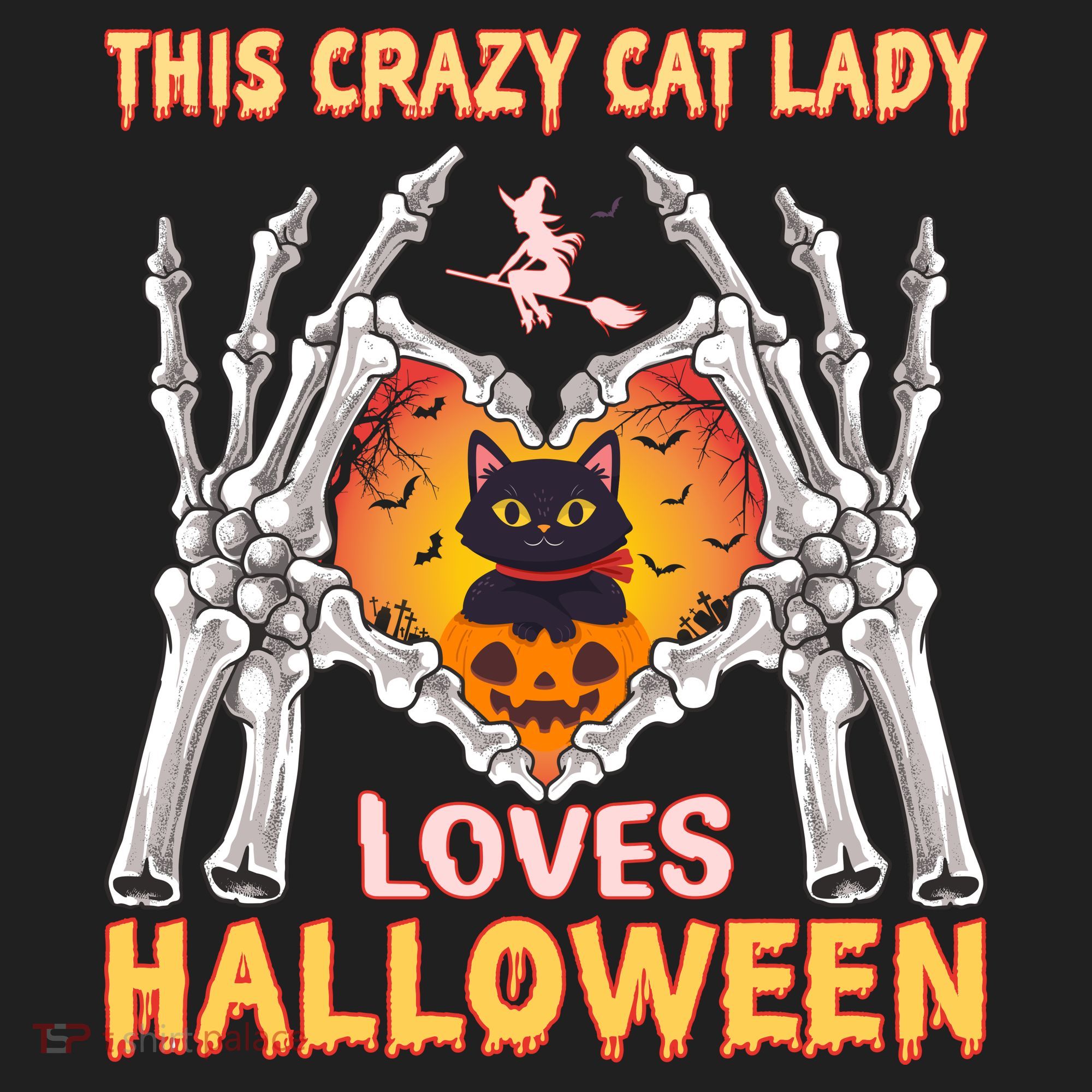 Funny Halloween This Crazy Cat Lady Loves Halloween Hat