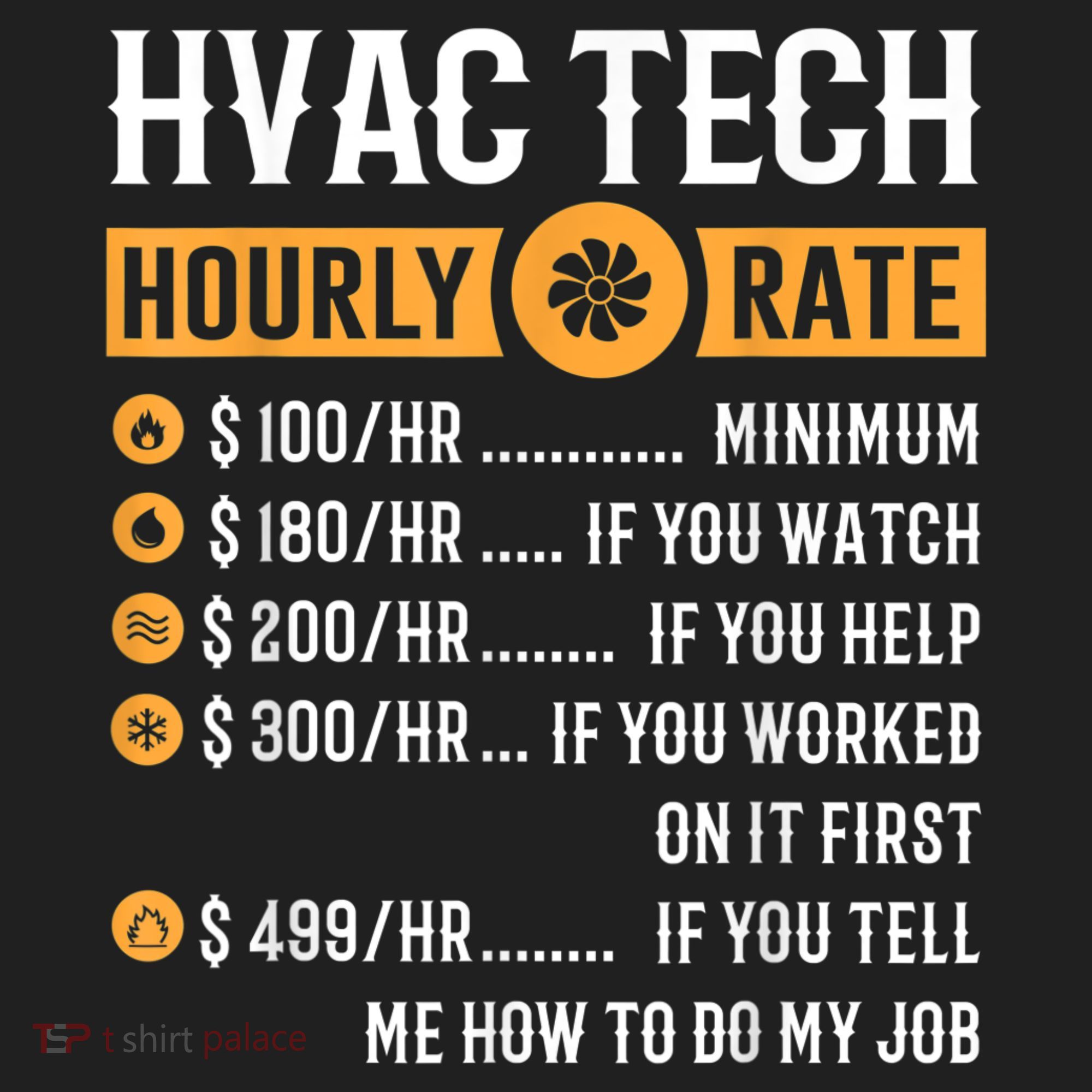 Funny HVAC Tech Gifts HVAC Tech Hourly Rate Women's Sweatshirt