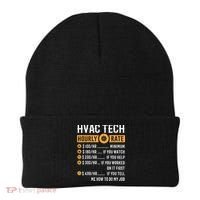 Funny HVAC Tech Gifts HVAC Tech Hourly Rate Beanie thumb 0