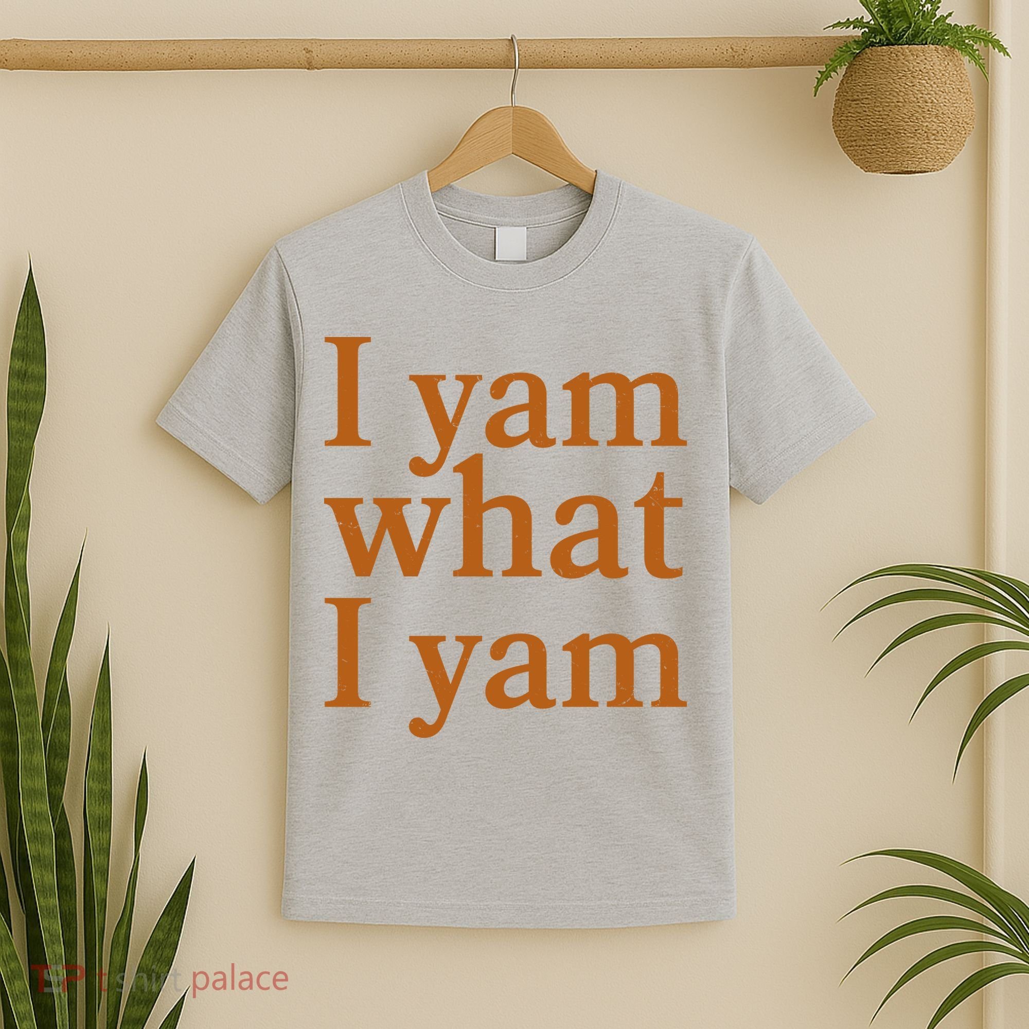 Funny Holidays Thanksgiving I Yam What I Yam T-Shirt