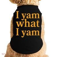 Funny Holidays Thanksgiving I Yam What I Yam Doggie Tank thumb 0