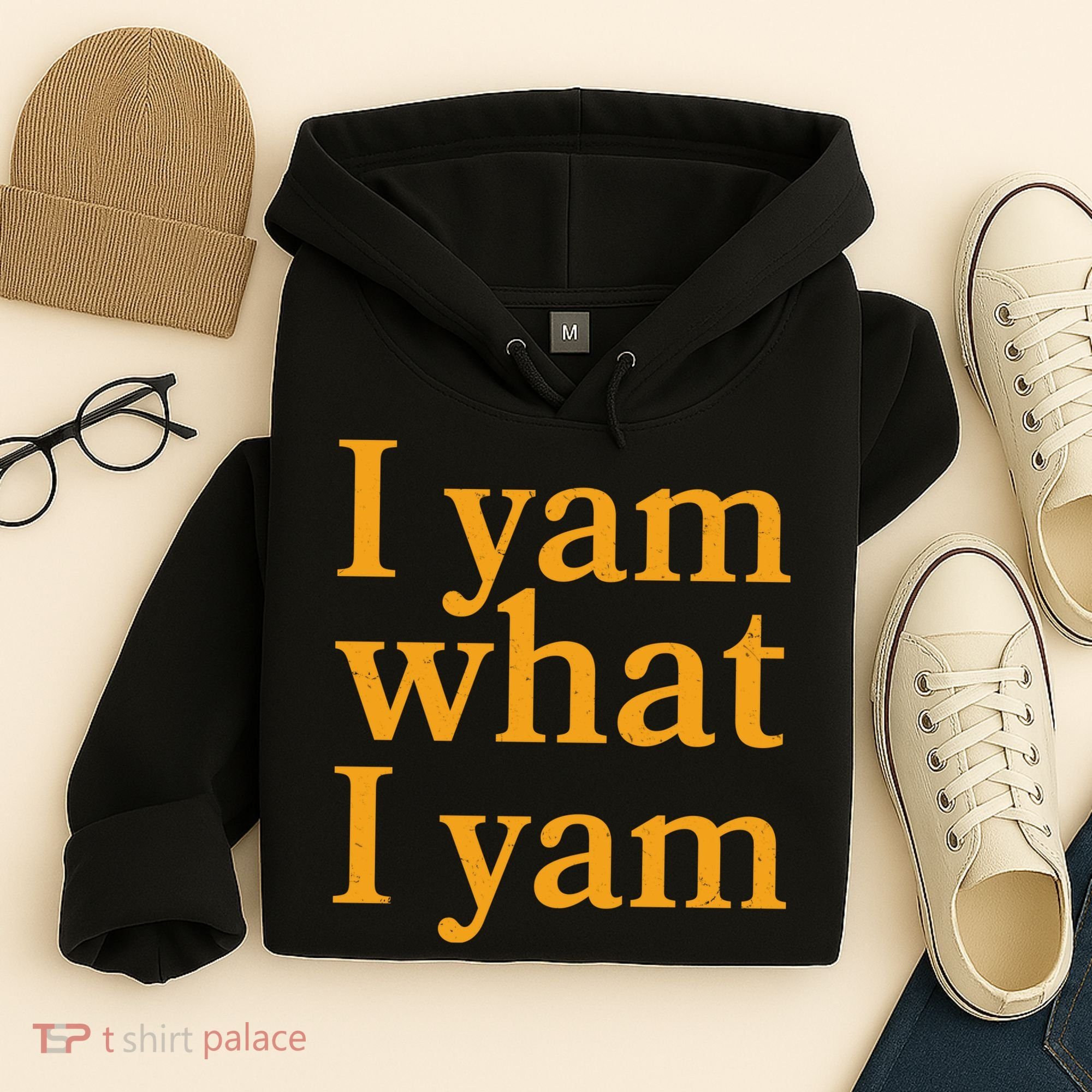 Funny Holidays Thanksgiving I Yam What I Yam Hoodie