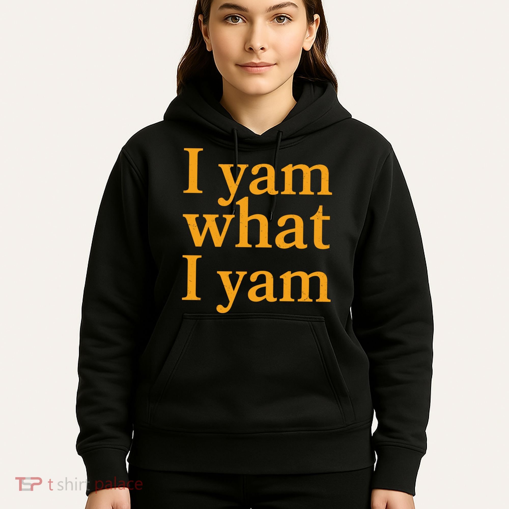 Funny Holidays Thanksgiving I Yam What I Yam Hoodie