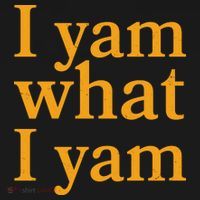 Funny Holidays Thanksgiving I Yam What I Yam Coaster thumb 2