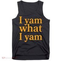 Funny Holidays Thanksgiving I Yam What I Yam Tank Top thumb 0