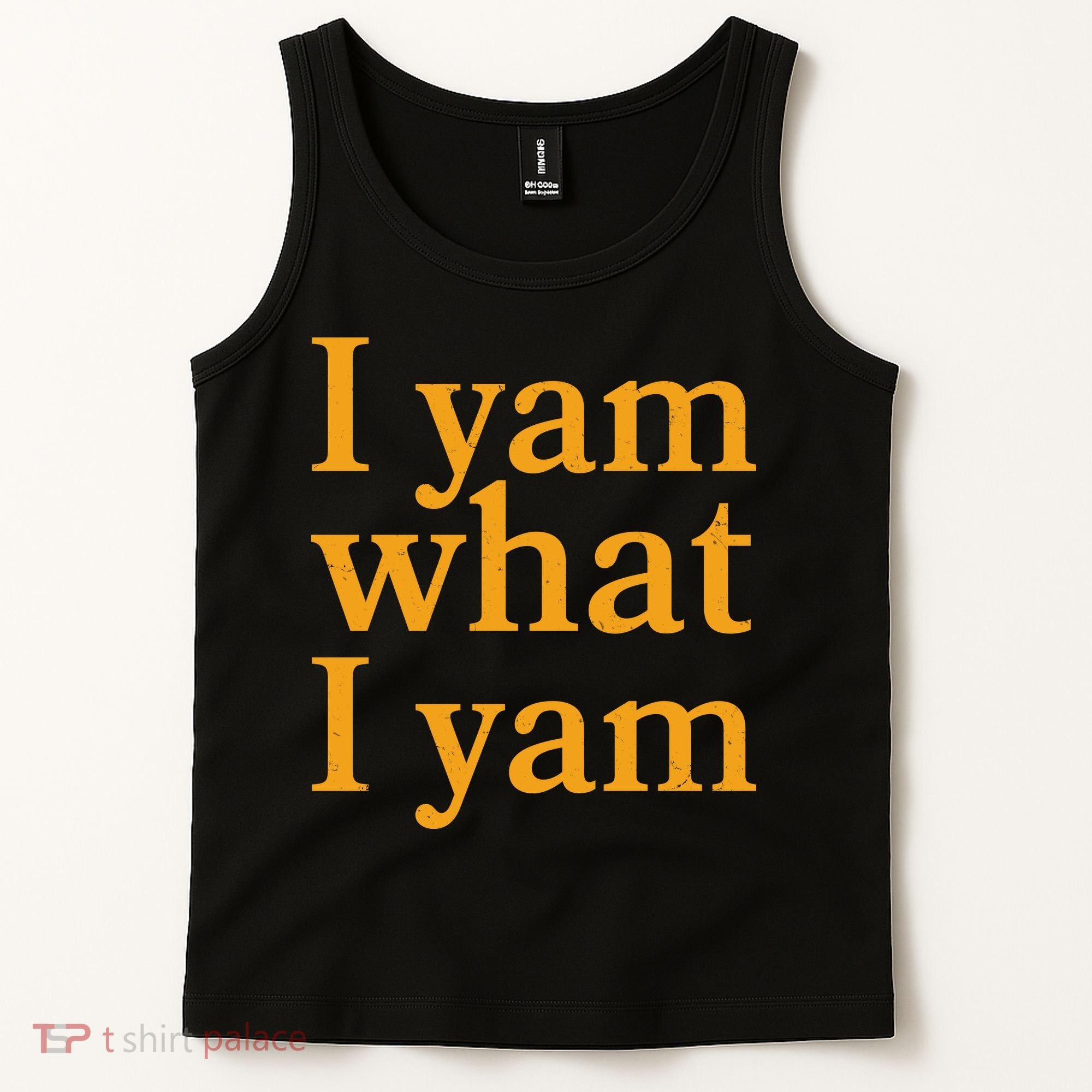 Funny Holidays Thanksgiving I Yam What I Yam Tank Top