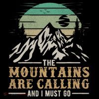 Funny Hiking Tee The Mountains Are Calling And I Must Go Coffee Mug thumb 5