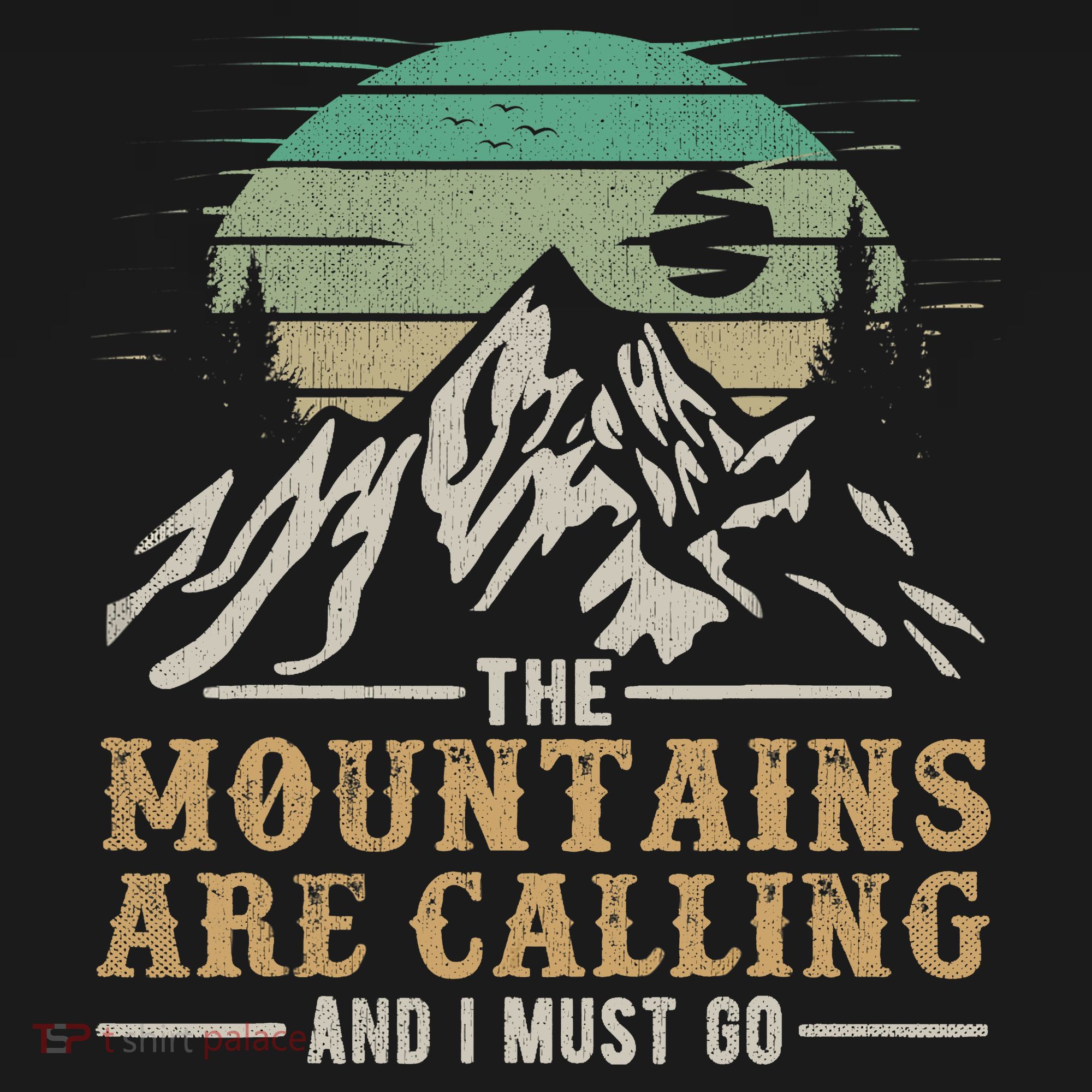 Funny Hiking Tee The Mountains Are Calling And I Must Go Kids Sweatshirt