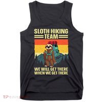 Funny Hiking Themed Hiker Hike Gag Hiking Tank Top thumb 0