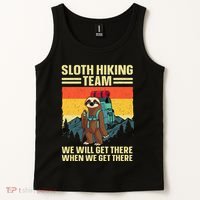 Funny Hiking Themed Hiker Hike Gag Hiking Tank Top thumb 2