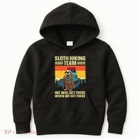 Funny Hiking Themed Hiker Hike Gag Hiking Kids Hoodie thumb 0