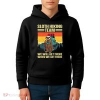 Funny Hiking Themed Hiker Hike Gag Hiking Kids Hoodie thumb 4