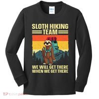 Funny Hiking Themed Hiker Hike Gag Hiking Kids Long Sleeve Shirt thumb 0