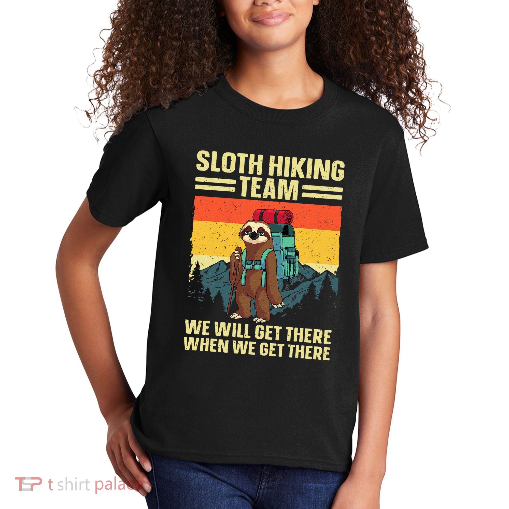 Funny Hiking Themed Hiker Hike Gag Hiking Kids T-Shirt
