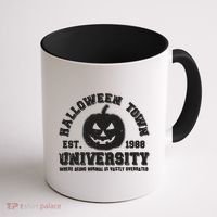 Funny Halloween Town University Est 1988 Where Being Normal Is Vastly Overrated Coffee Mug thumb 1