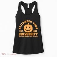 Funny Halloween Town University Est 1988 Where Being Normal Is Vastly Overrated Women's Tank Top thumb 0