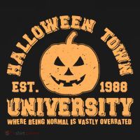 Funny Halloween Town University Est 1988 Where Being Normal Is Vastly Overrated Baby Bodysuit thumb 2