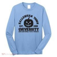 Funny Halloween Town University Est 1988 Where Being Normal Is Vastly Overrated Long Sleeve Shirt thumb 0