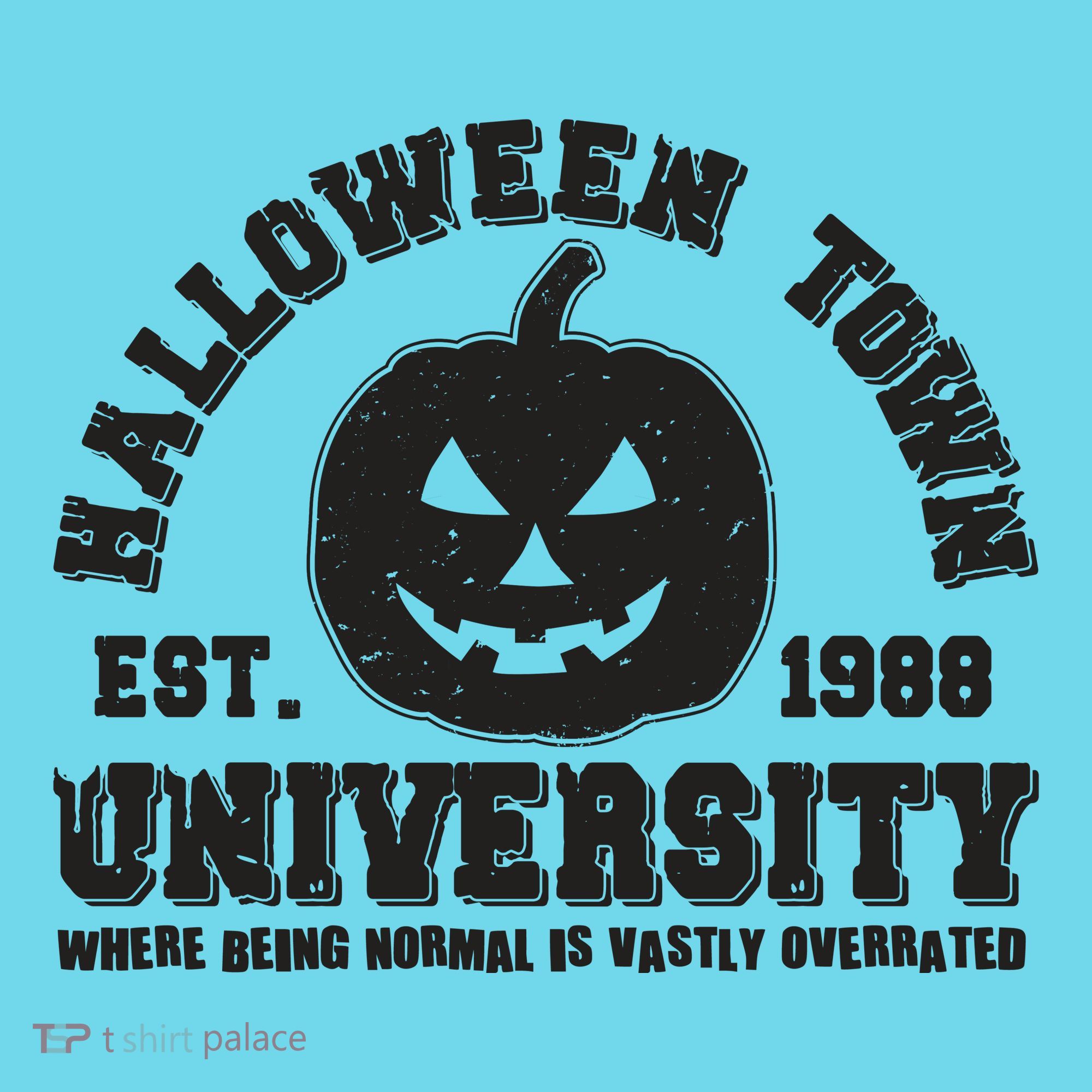 Funny Halloween Town University Est 1988 Where Being Normal Is Vastly Overrated Long Sleeve Shirt