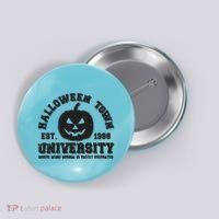 Funny Halloween Town University Est 1988 Where Being Normal Is Vastly Overrated Button thumb 0