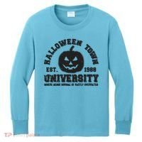 Funny Halloween Town University Est 1988 Where Being Normal Is Vastly Overrated Kids Long Sleeve Shirt thumb 0