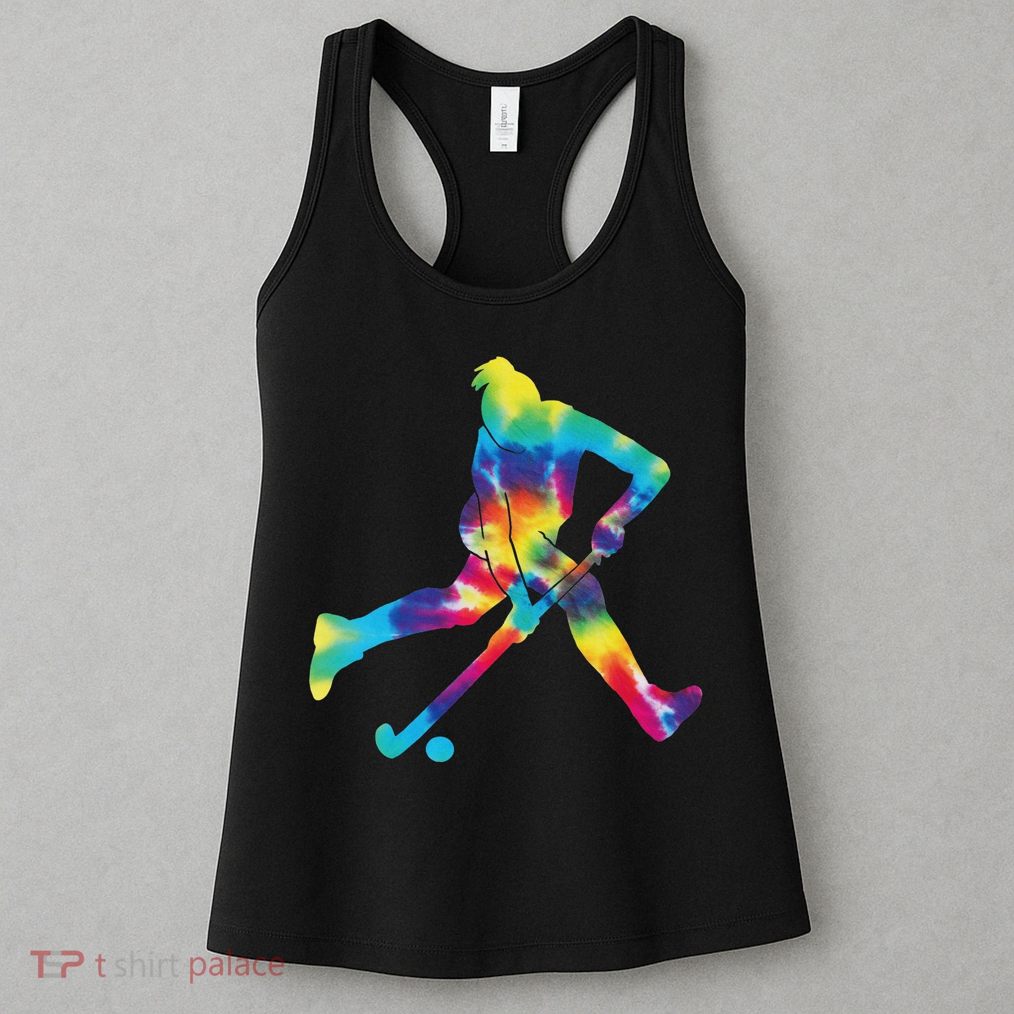 Field Hockey Tie Dye Women's Tank Top