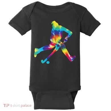 Field Hockey Tie Dye Baby Bodysuit