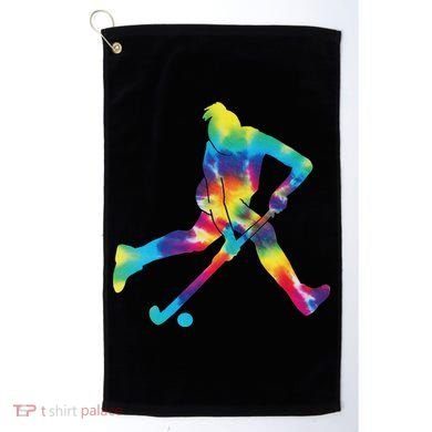 Field Hockey Tie Dye Golf Towel