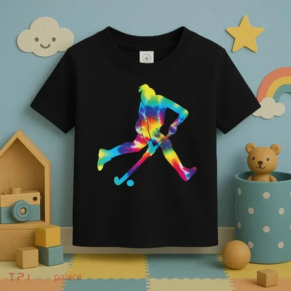 Field Hockey Tie Dye Toddler T-Shirt