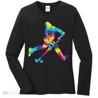 Field Hockey Tie Dye Women's Long Sleeve Shirt thumb 0