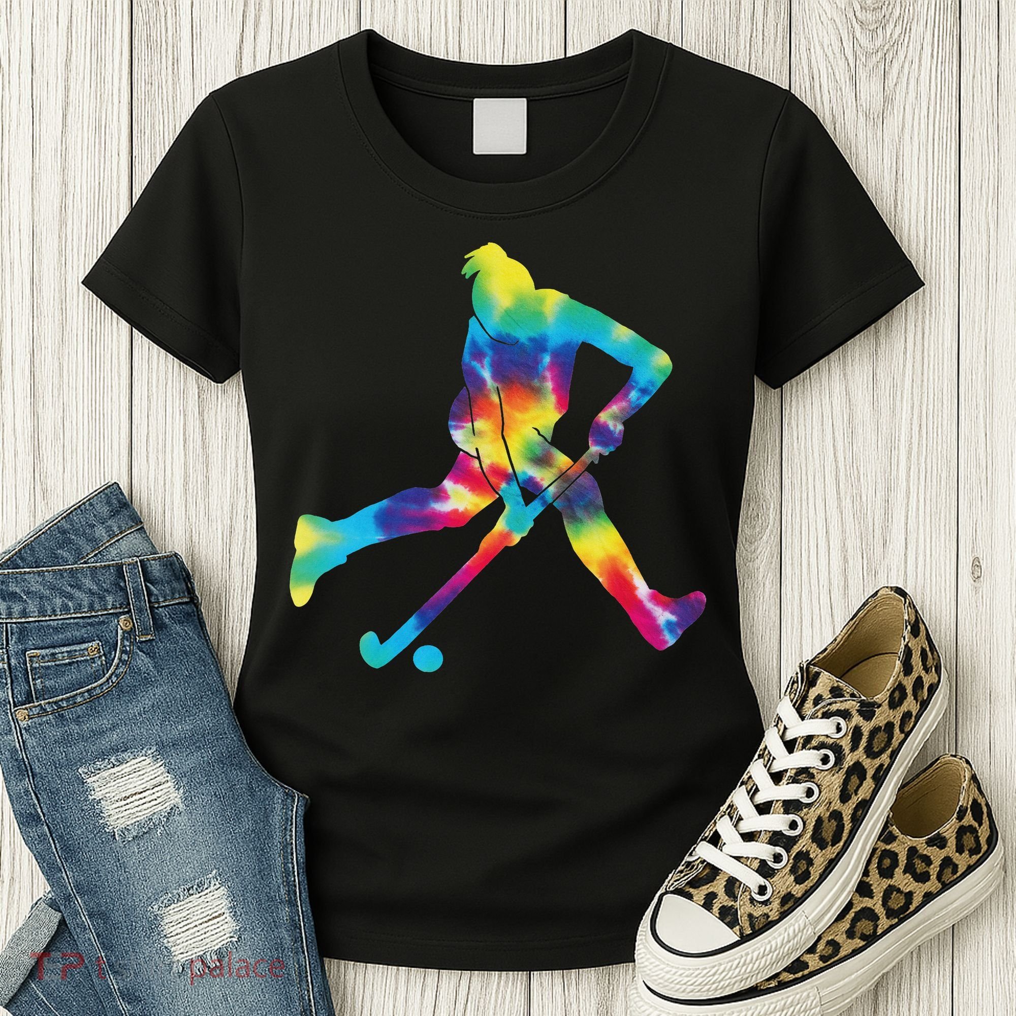 Field Hockey Tie Dye Women's T-Shirt