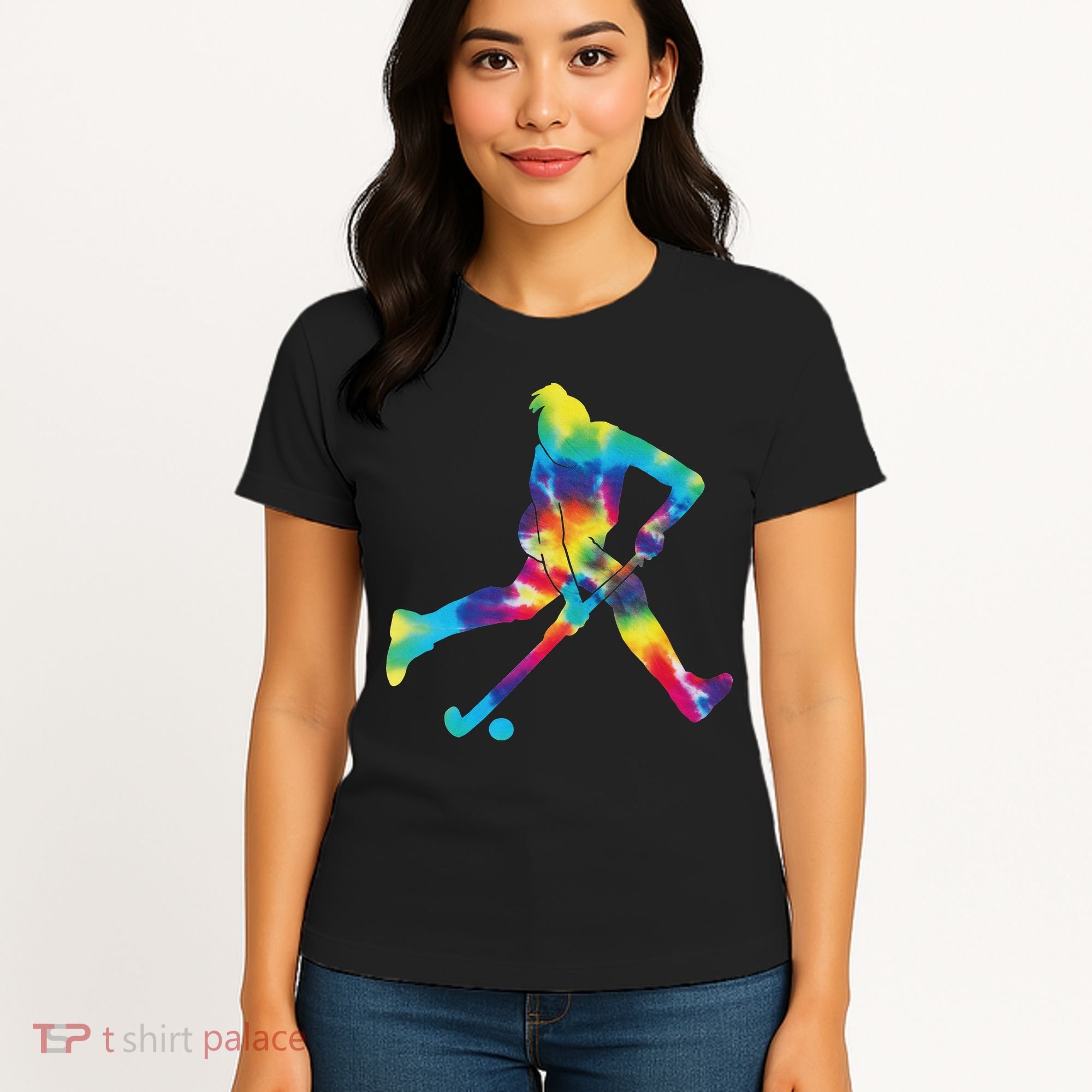 Field Hockey Tie Dye Women's T-Shirt