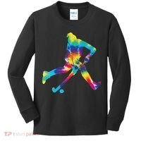 Field Hockey Tie Dye Kids Long Sleeve Shirt thumb 0