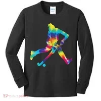 Field Hockey Tie Dye Kids Long Sleeve Shirt thumb 0