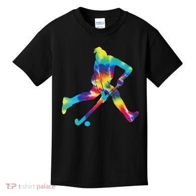 Field Hockey Tie Dye Kids T-Shirt