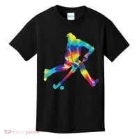 Field Hockey Tie Dye Kids T-Shirt thumb 0